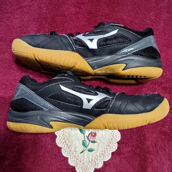 Mizuno Women's Wave Cyclone 2 Volleyball Shoe Black/silver Size 9 - Picture 9 of 14